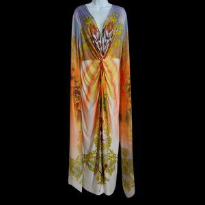 Venus Long Tropical Vacation Tropical Resort Cruise Ethereal Dress L Exotic